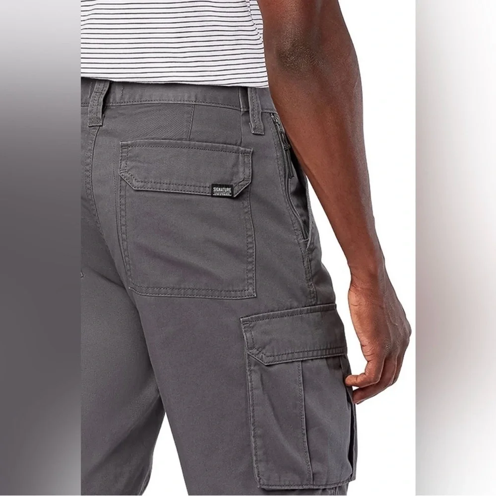Men's Gray Cargo Shorts